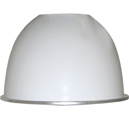 Rab OPTI-PAK 16" WHITE ALUMINUM REFLECTOR W/ DROP LENS LOW BAY AW16DL